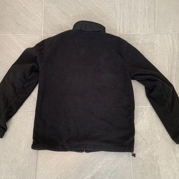 New Balance Men’s Zip Up Fleece  Black Jacket Size Small - Picture 2 of 6